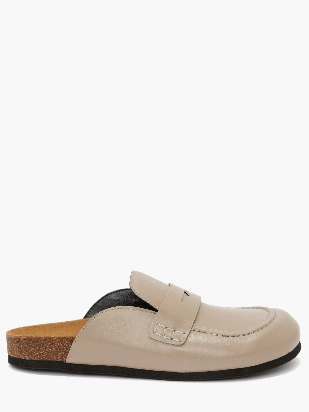 WOMEN'S LEATHER LOAFER MULES - 1