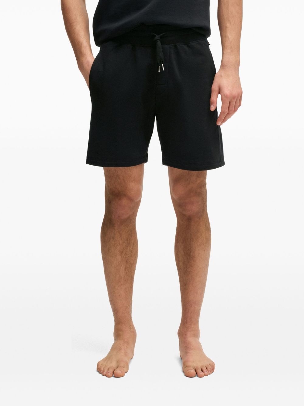 drawstring-waist shorts - 3