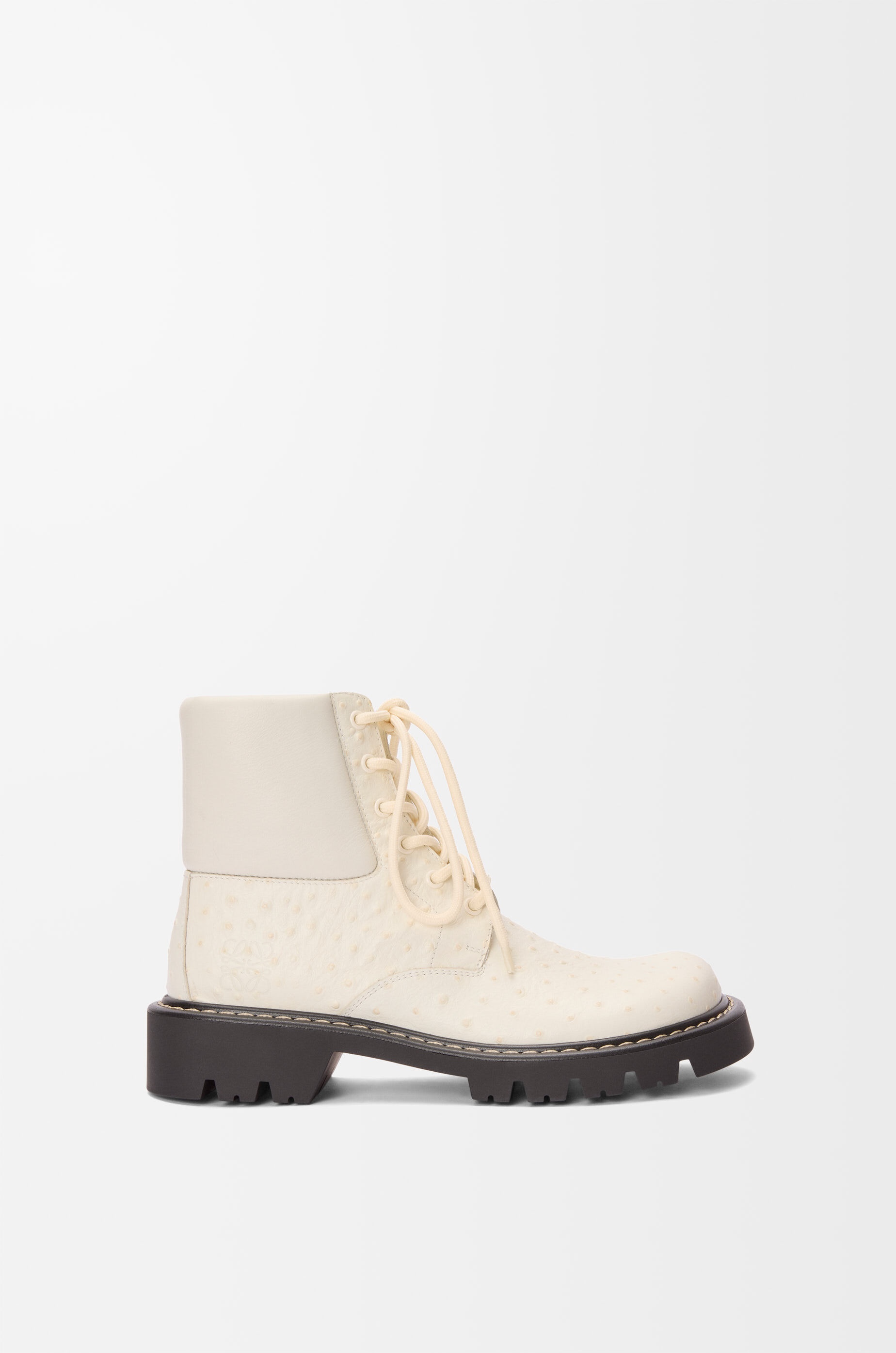 Sierra combat ankle boot in embossed calfskin - 1