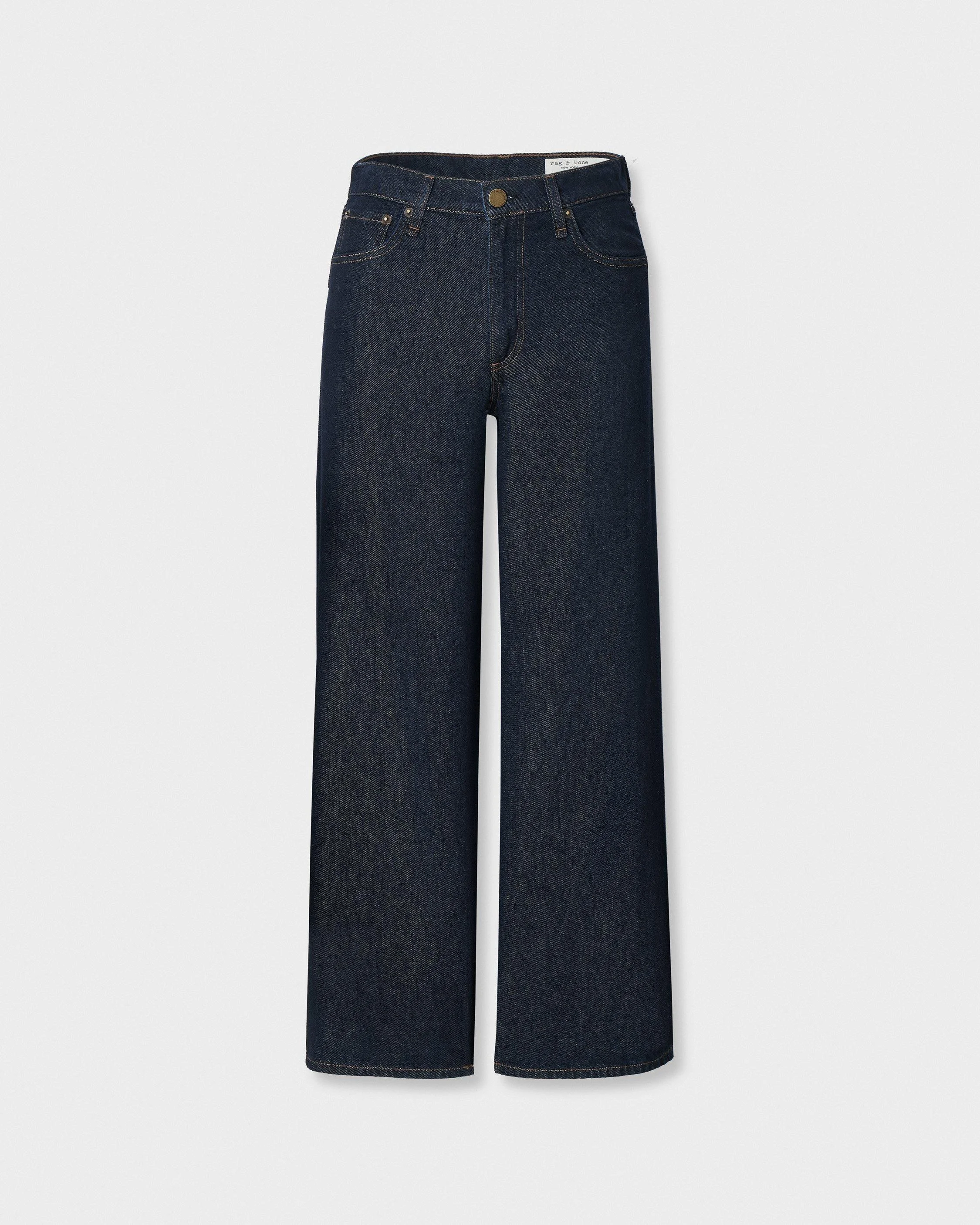 Andi Ankle Wide-Leg Jean High-Rise in Featherweight Denim - 1