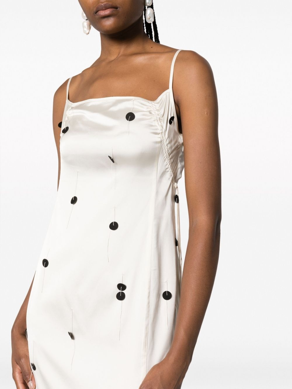 Chouchou polka-dot midi dress - 6