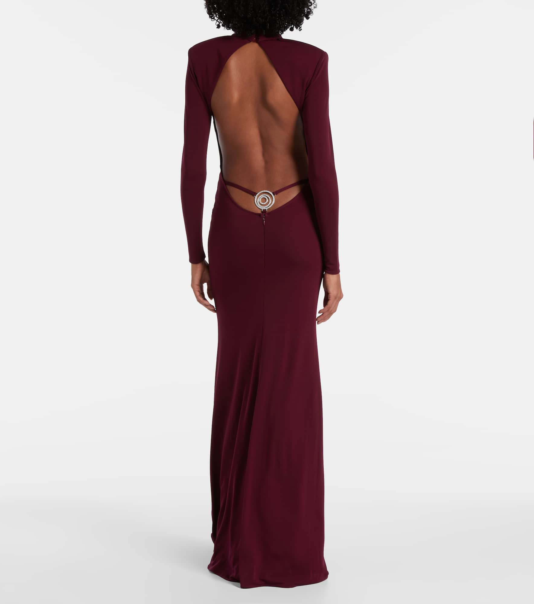 Open-back maxi dress - 3
