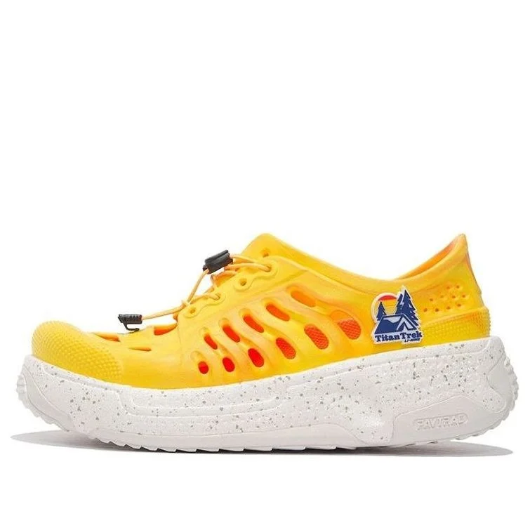 (WMNS) Li-Ning TitanTrek 'Yellow White' AZGS018-1 - 1