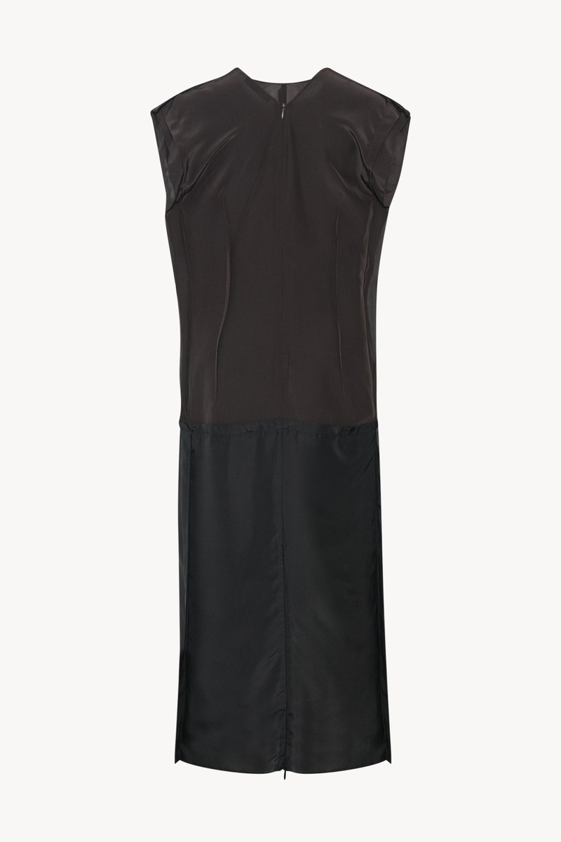 The Row Irena Dress in Viscose and Silk outlook