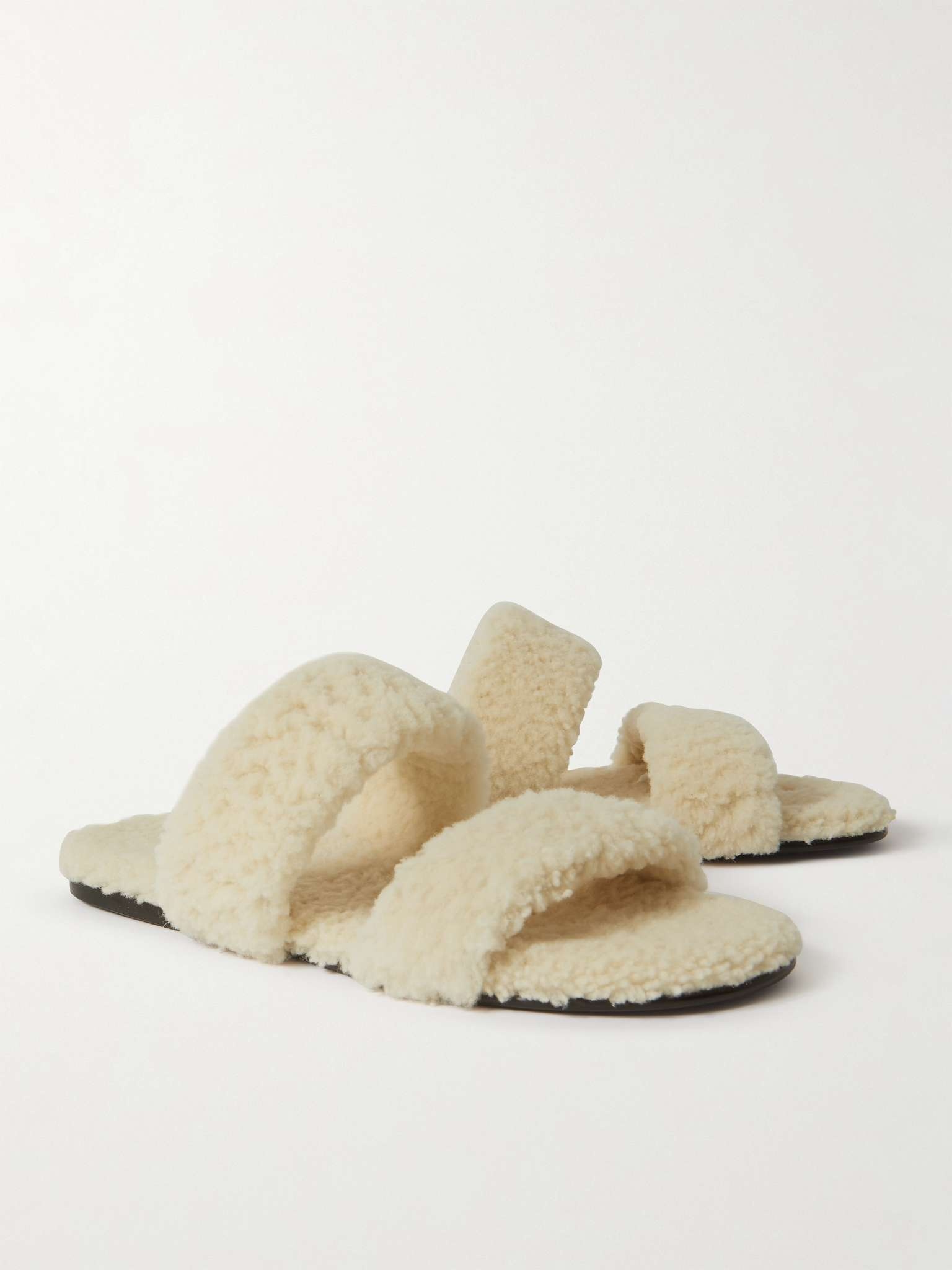 Shearling Mules - 4