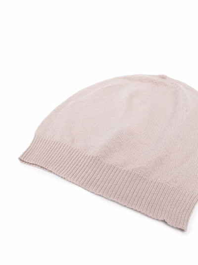 Rick Owens oval-shaped virgin wool beanie outlook