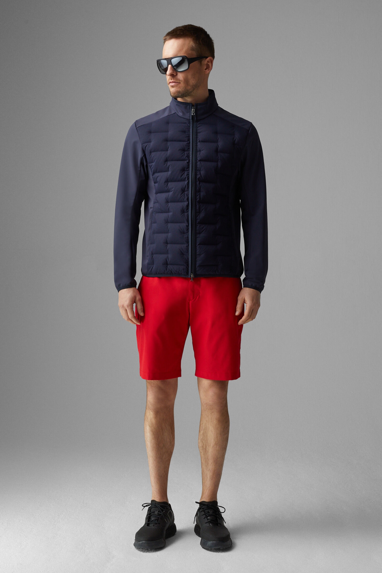 Daron Softshell down jacket in Navy blue - 4