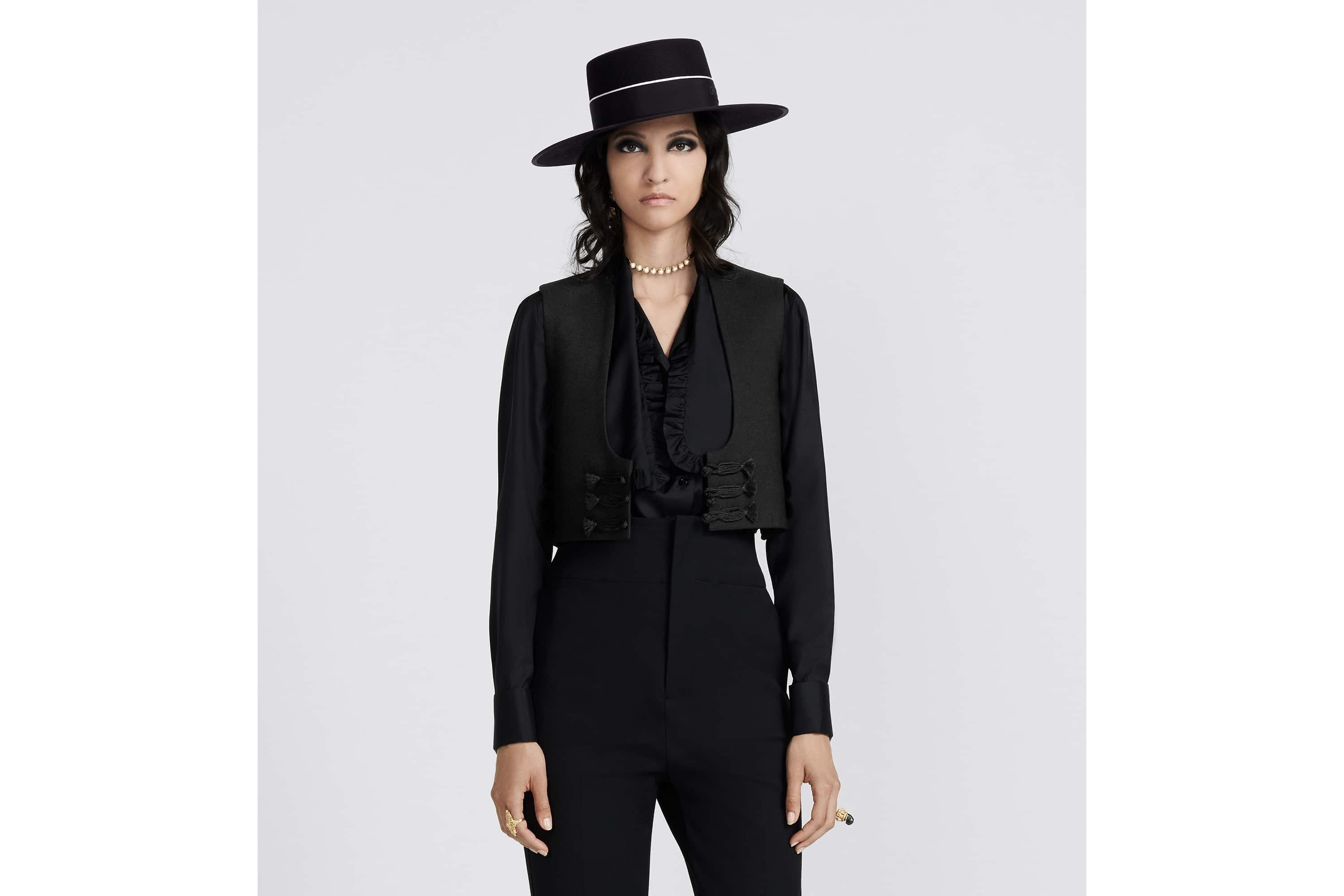 Brandenburg Cropped Waistcoat - 4