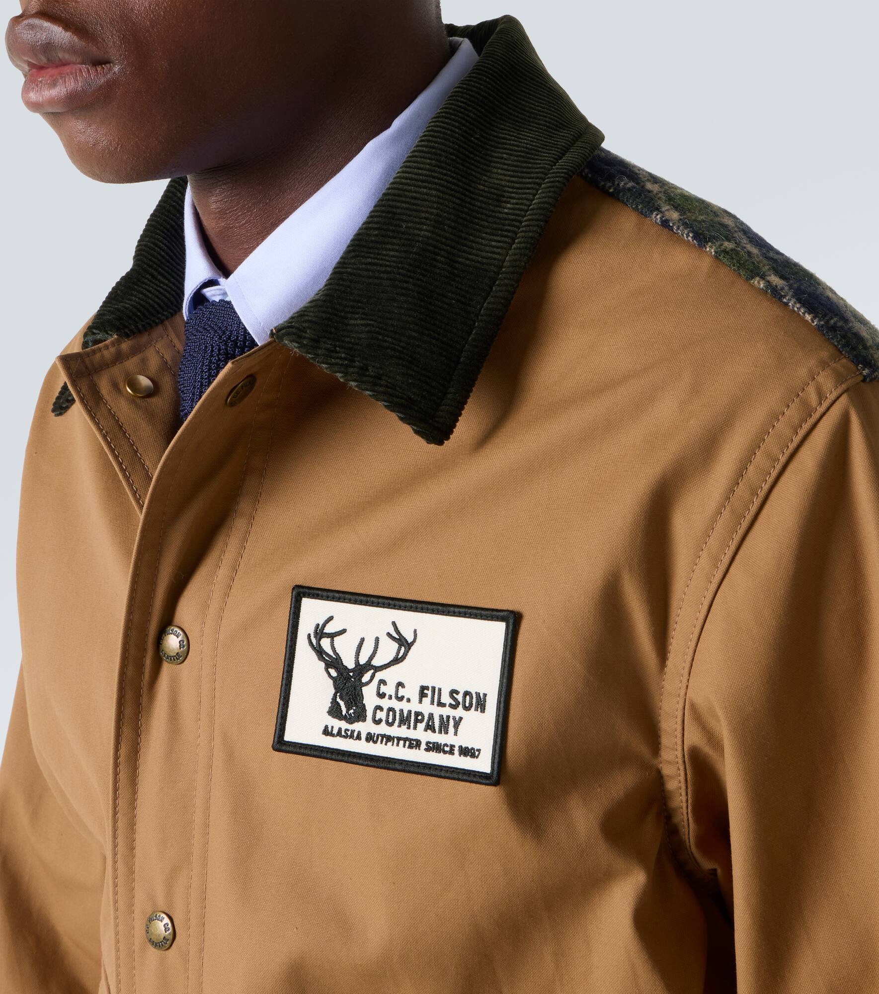 x Filson cotton and wool-blend jacket - 6