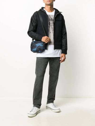 Alexander McQueen logo-print hooded jacket outlook