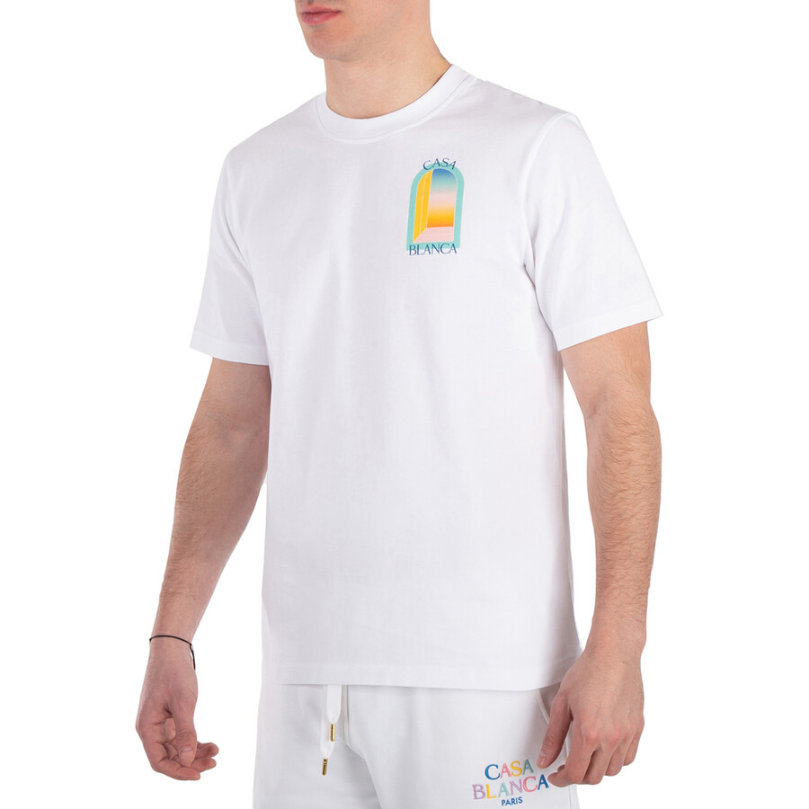 Casablanca Men's Larc Colore Cotton T-Shirt - 3