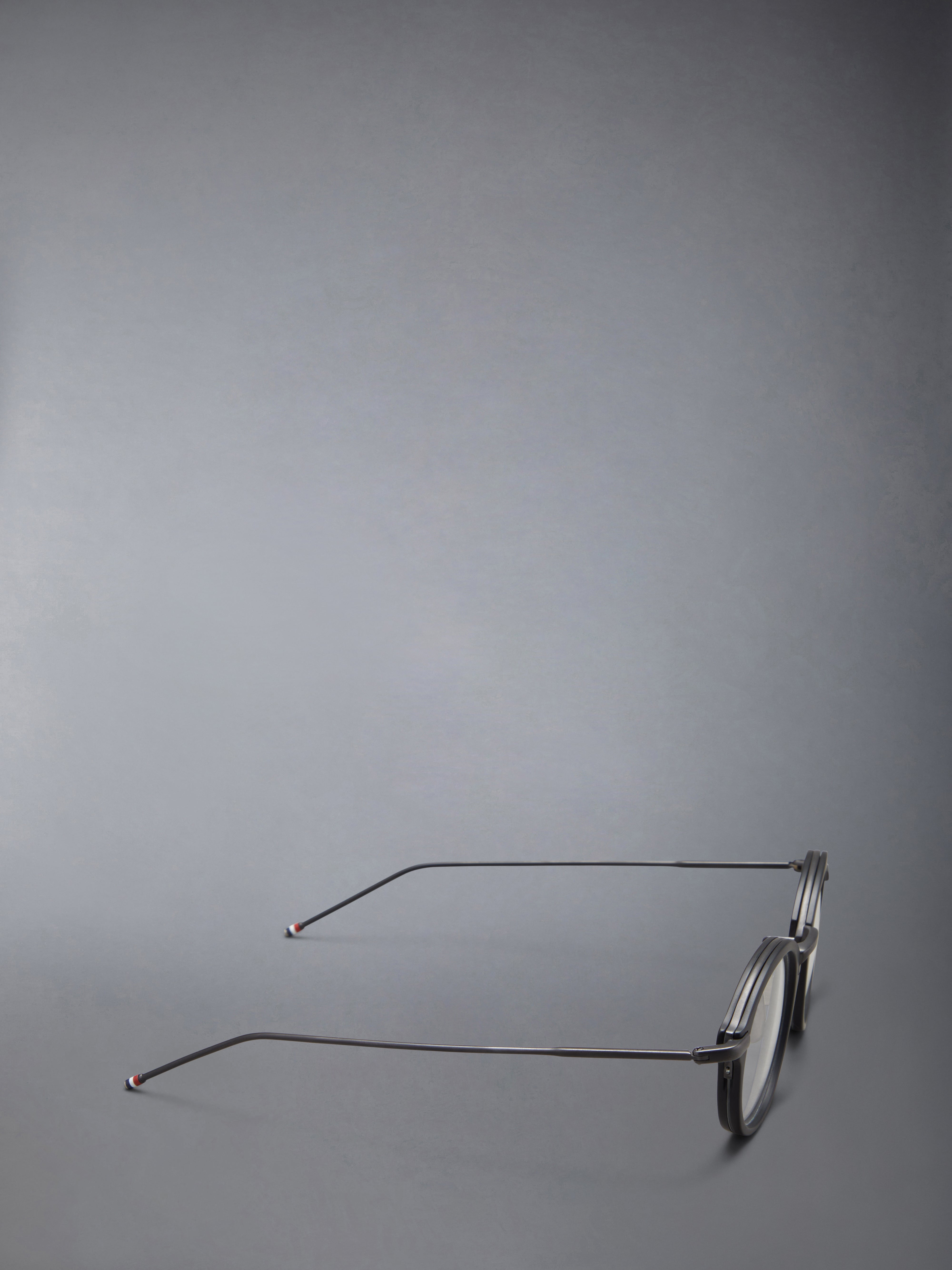 Acetate And Titanium Round Eyeglasses - 7