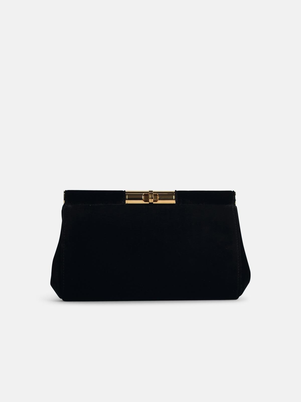 BLACK VELVET SHOULDER STRAP - 1