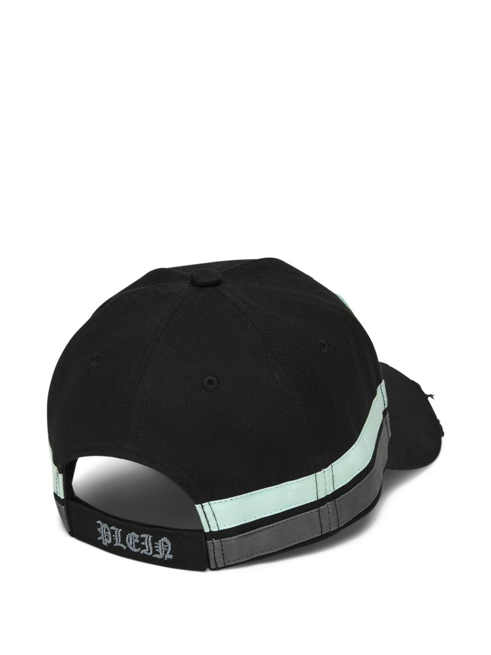 logo-embroidered cotton cap - 2