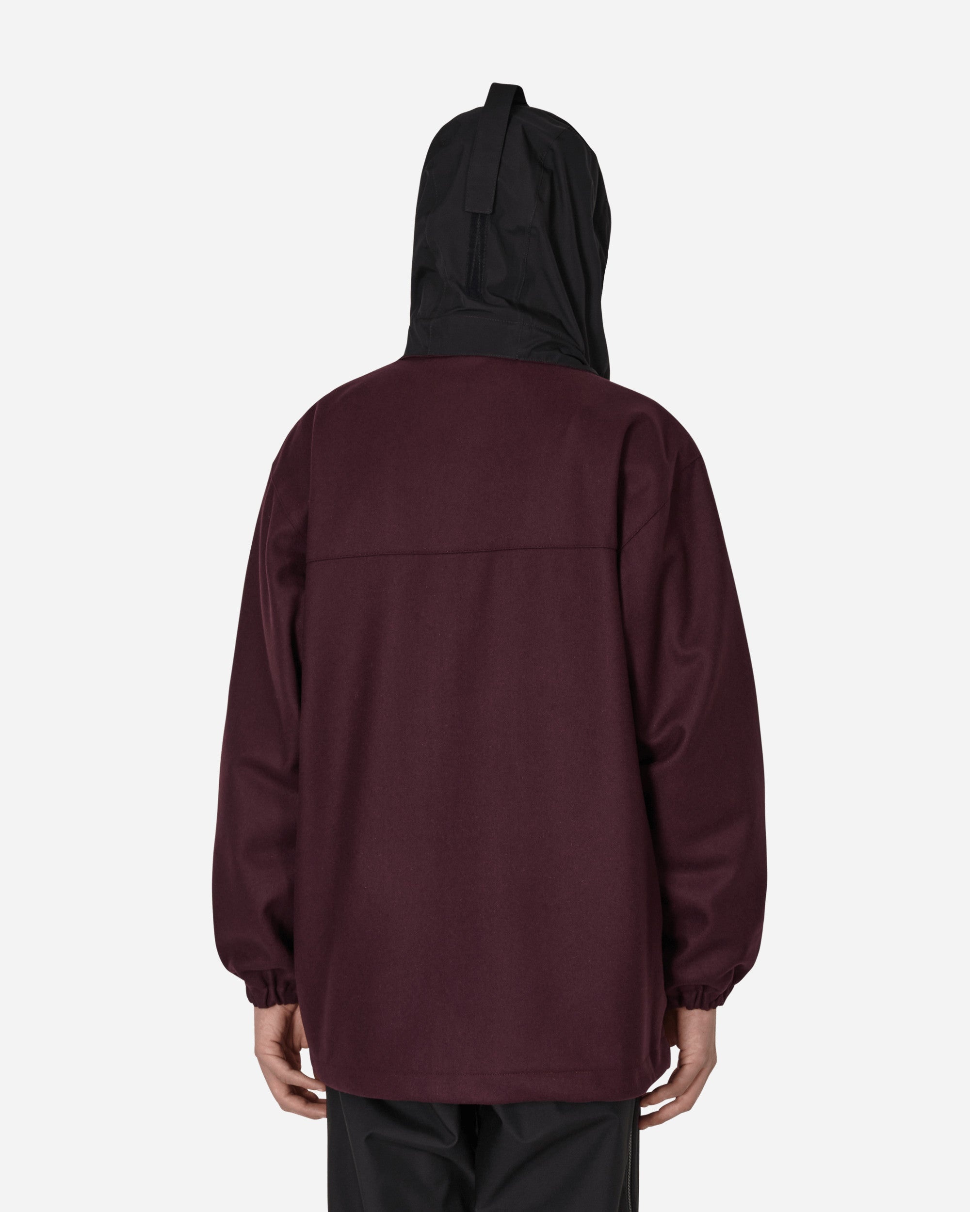 Wool Cloth Smock Jacket Red - 3