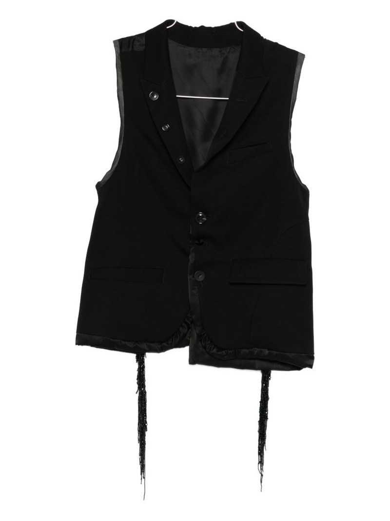 bead-embellishment waistcoat 1