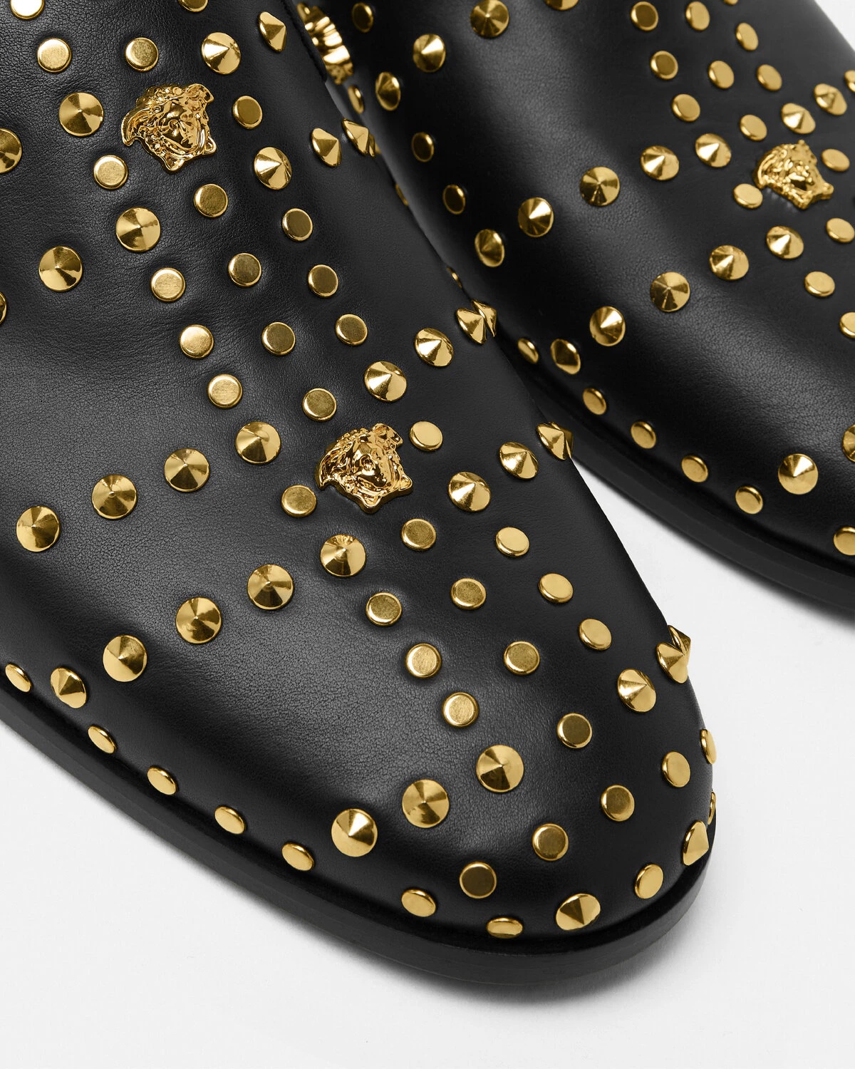 Studded Medusa Slippers - 5