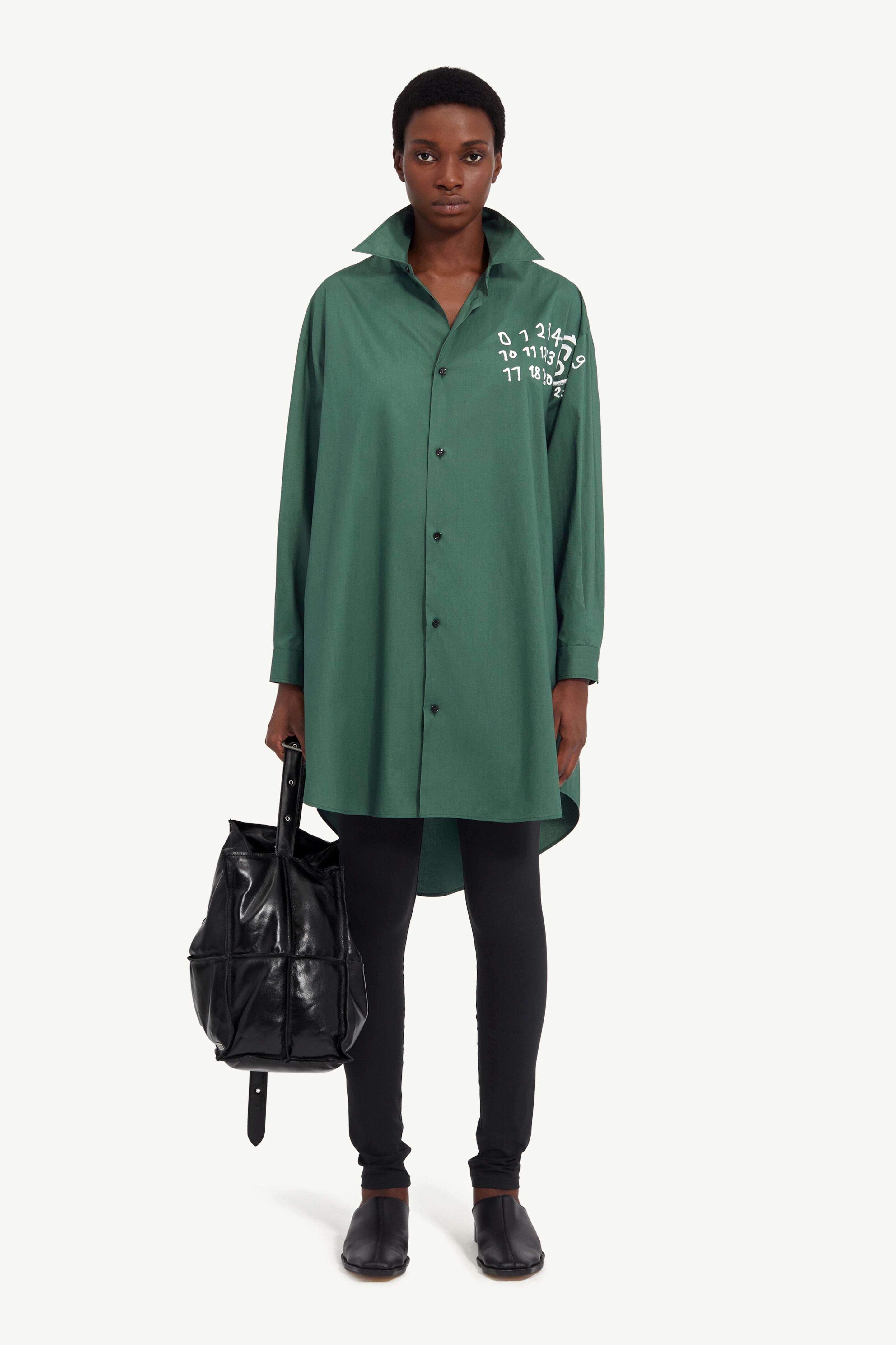 MM6 Maison Margiela Poplin shirt dress | maisonmargiela