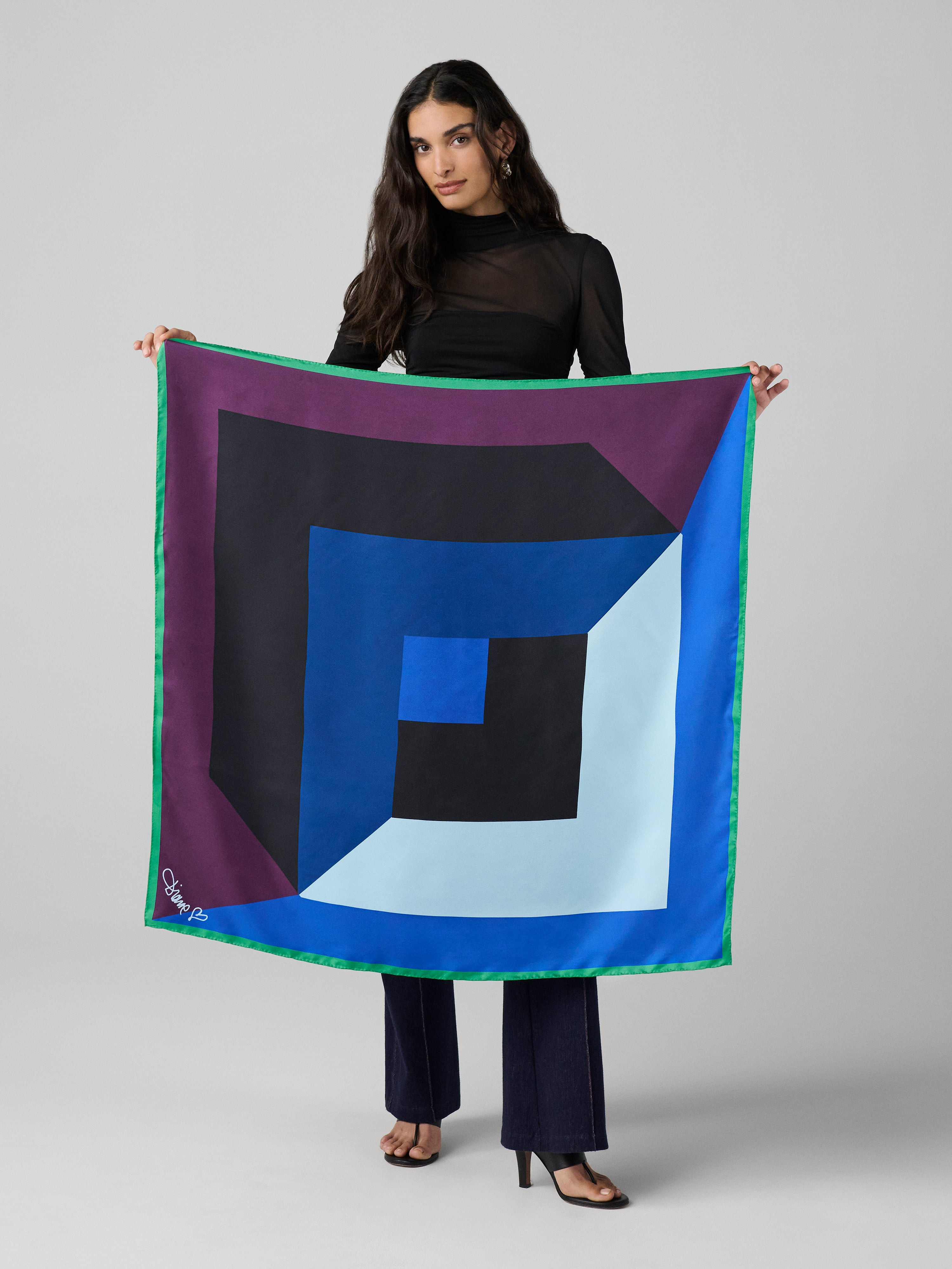 Flag Silk Scarf - 3