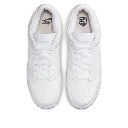 Nike x Dover Street Market Dunk Low 'White Velvet' DH2686-100 - 4