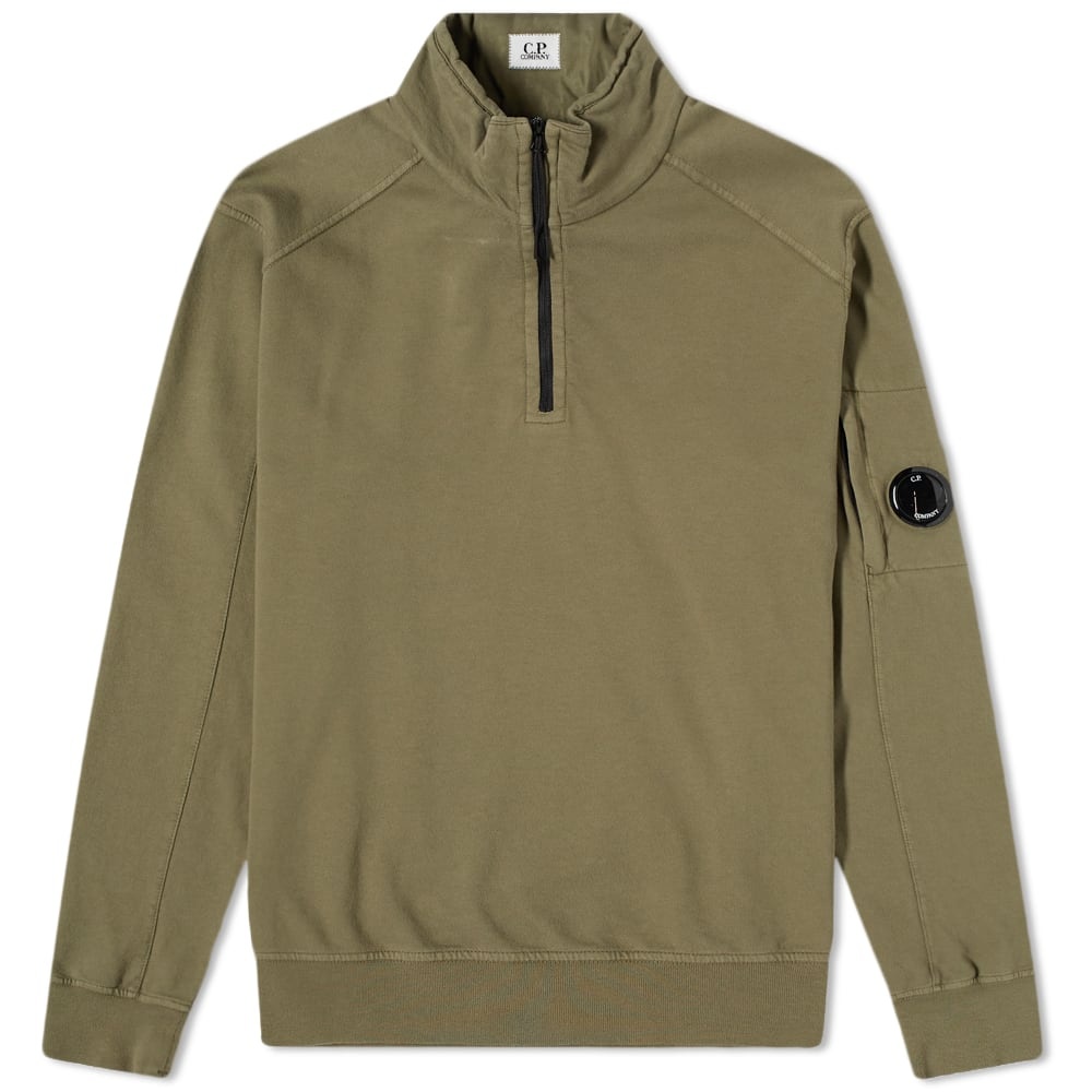 C.P. Company Quarter Zip Arm Lens Sweat - 1