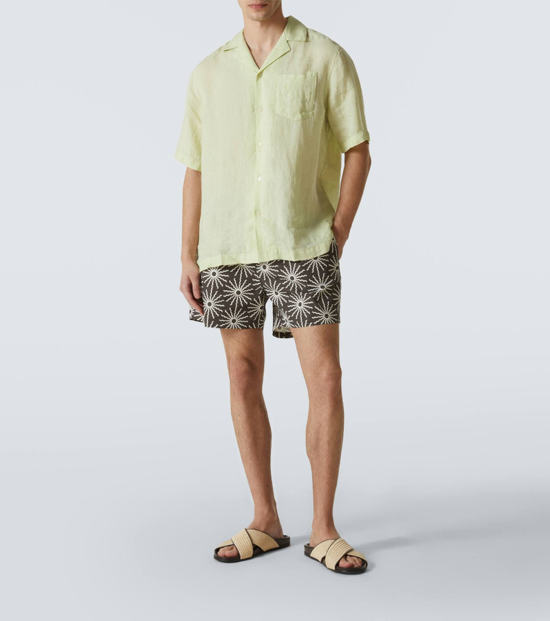 FRESCOBOL CARIOCA Angelo linen bowling shirt outlook