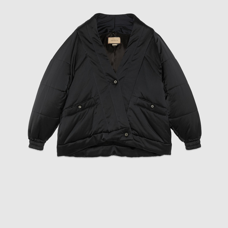 Nylon padded bomber jacket 8