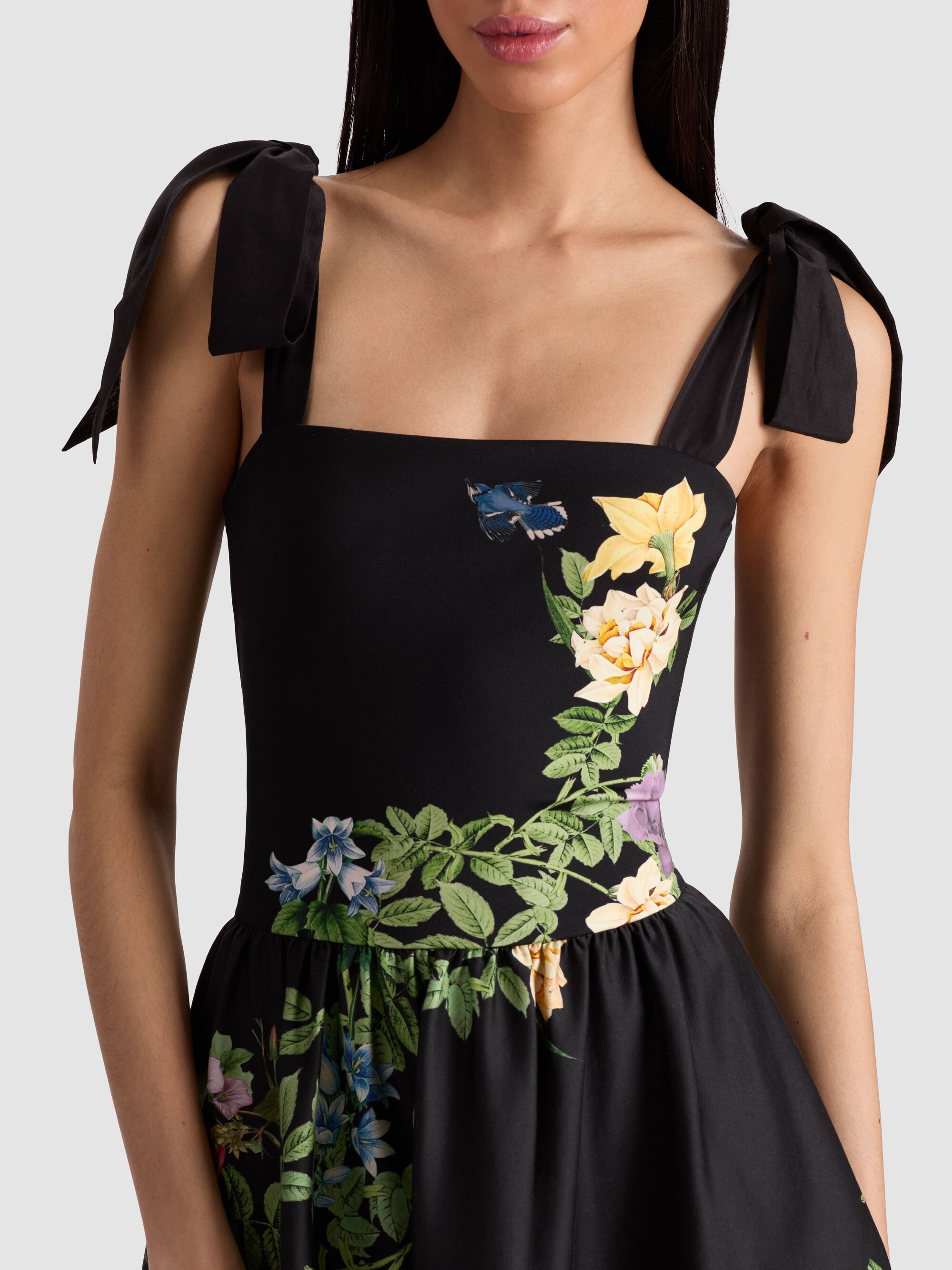 ORIANA DROP WAIST MIDI DRESS - 3