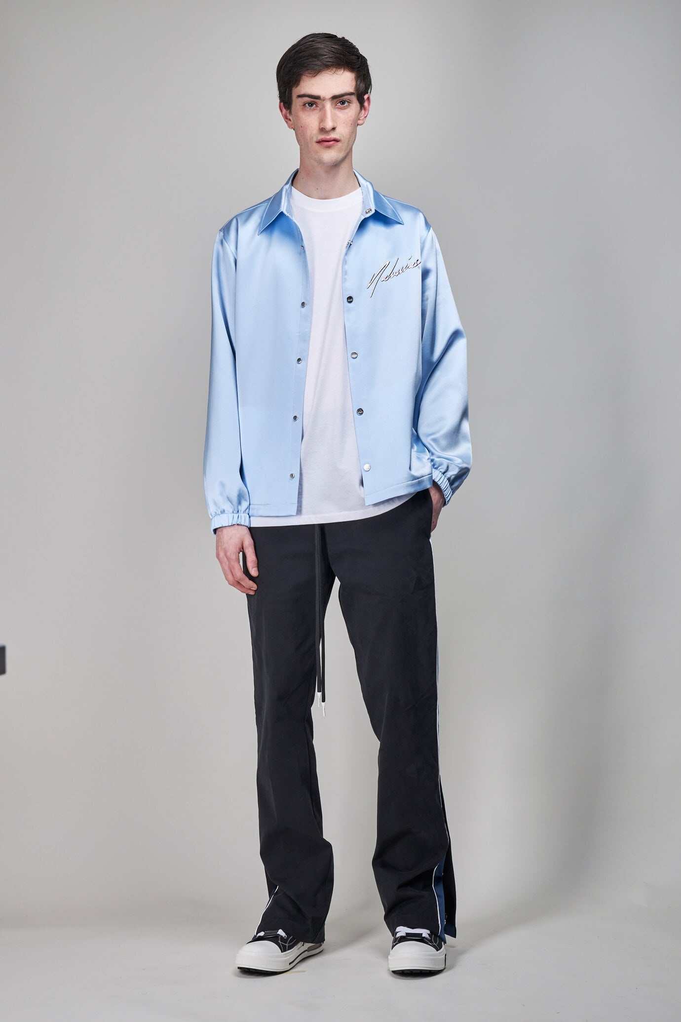 Track Pant, black blue - 3