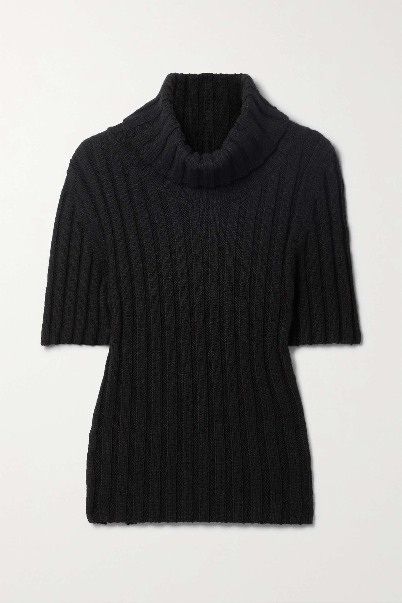 Depinal ribbed cashmere and mohair-blend turtleneck sweater - 1