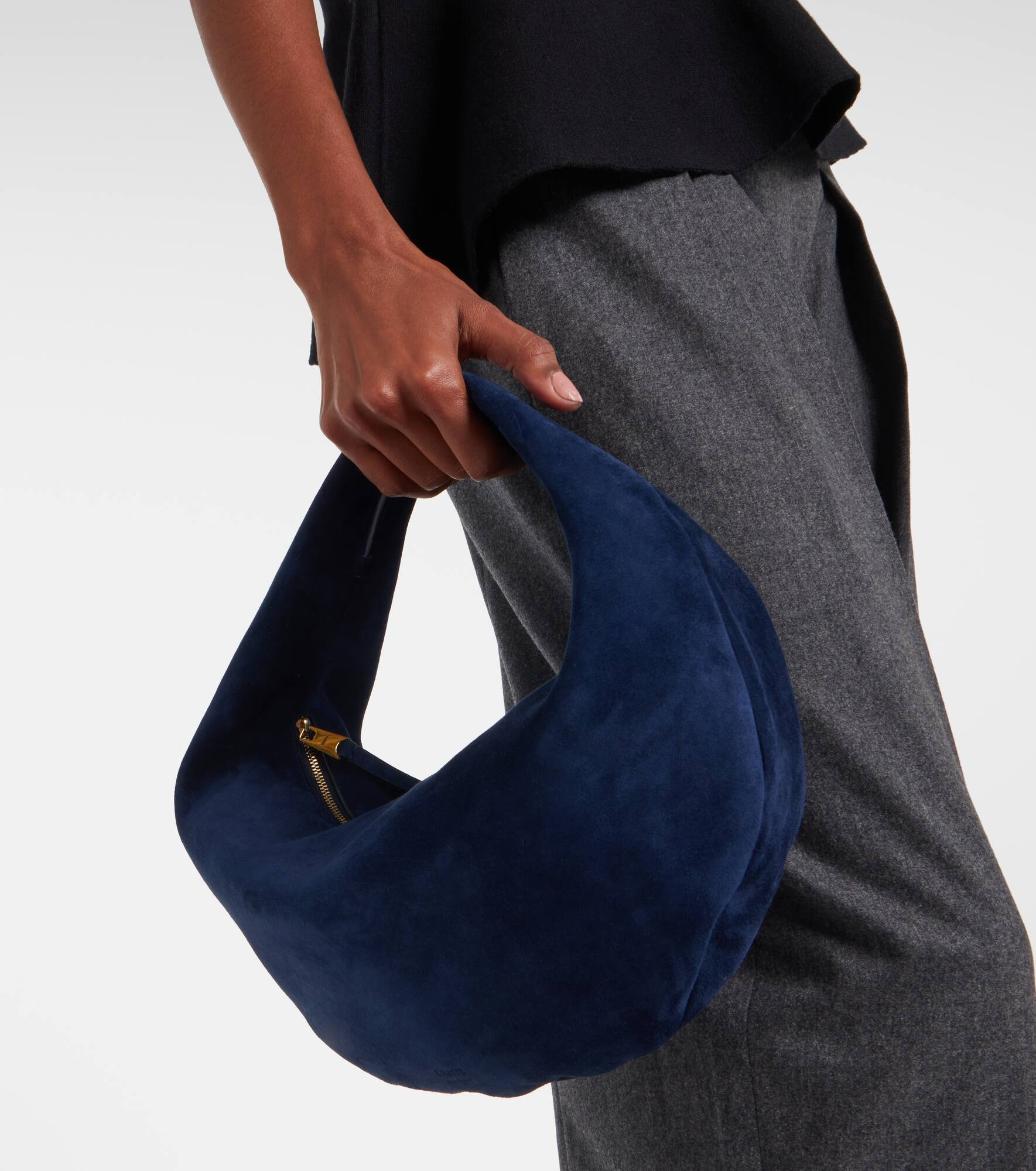 Olivia Medium suede shoulder bag - 2