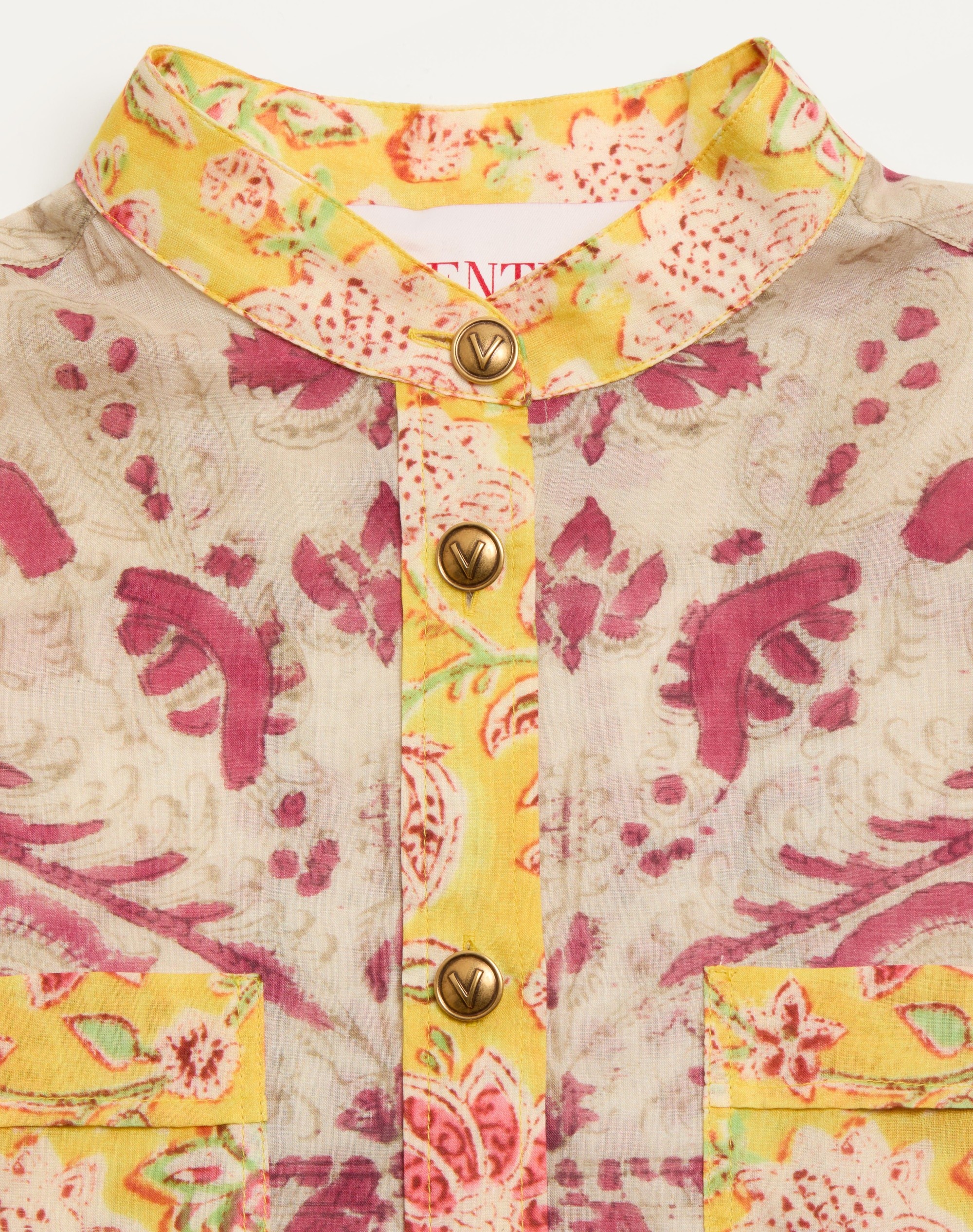 SHIRT IN MUSSOLA PAISLEY SPECULARE VOYAGE IMAGINAIRE - 9