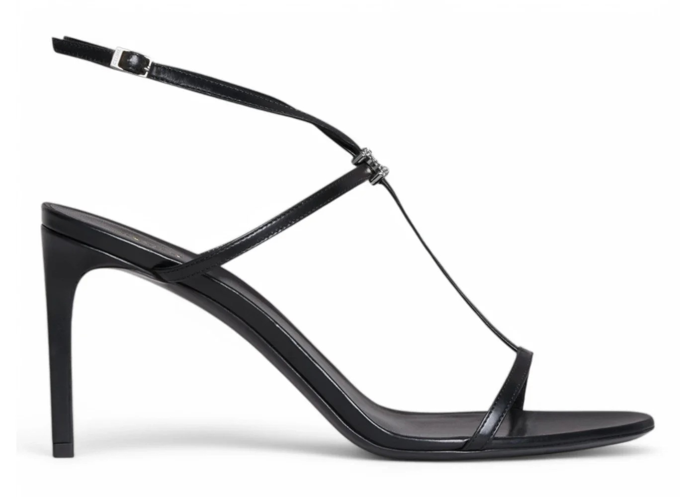 Celine T-Bar Triomphe Sandal Black (Women's) - 1