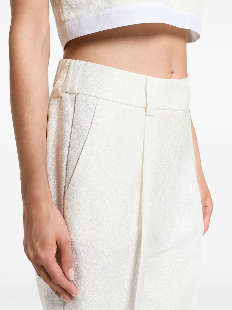 cuffed pleated trousers 5