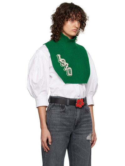 KENZO Green College Patch Stole outlook