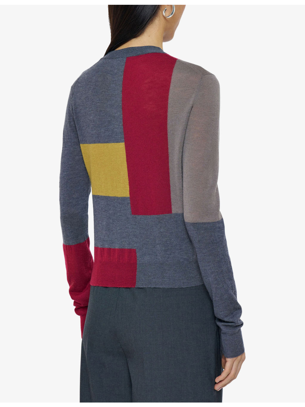 Cashair Overlay Cashmere Jumper - 4