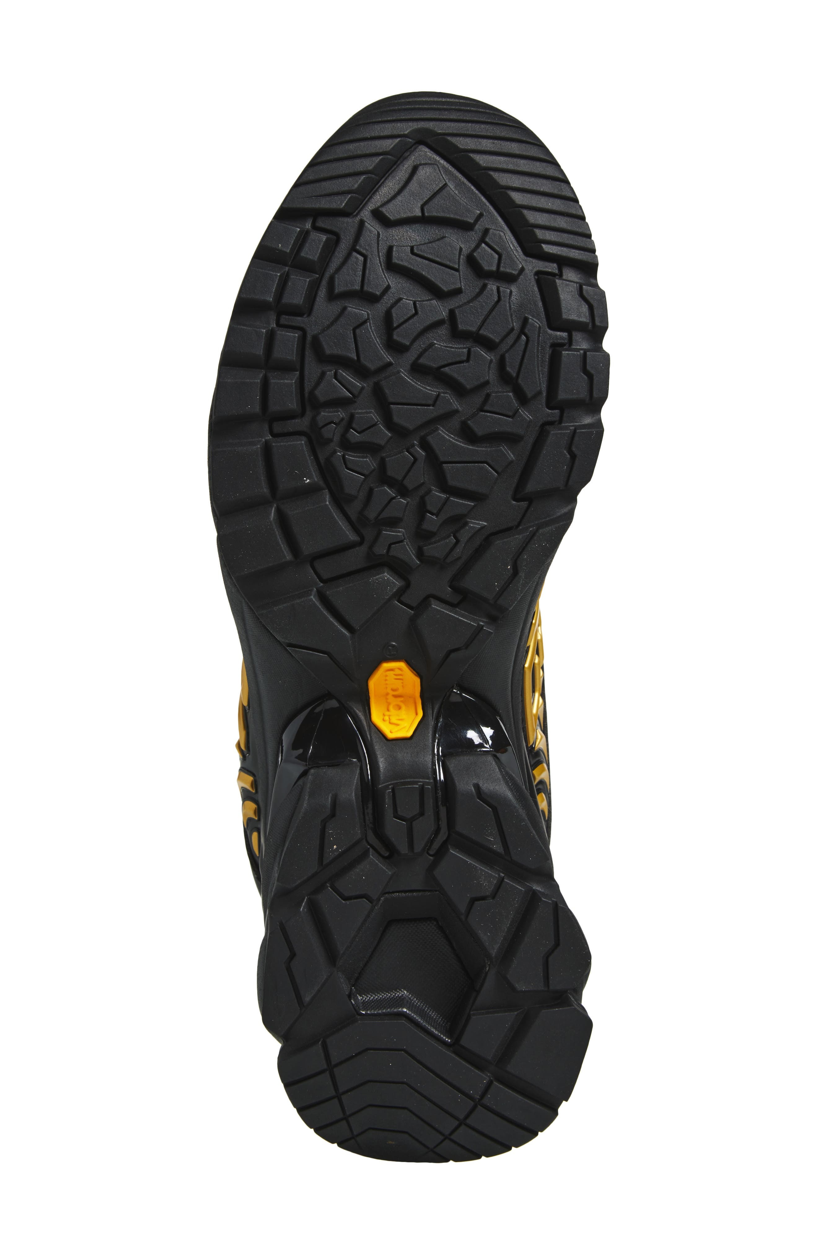 Balmain Cosmic Dust Glazed Sneaker in Black/Gold at Nordstrom - 6