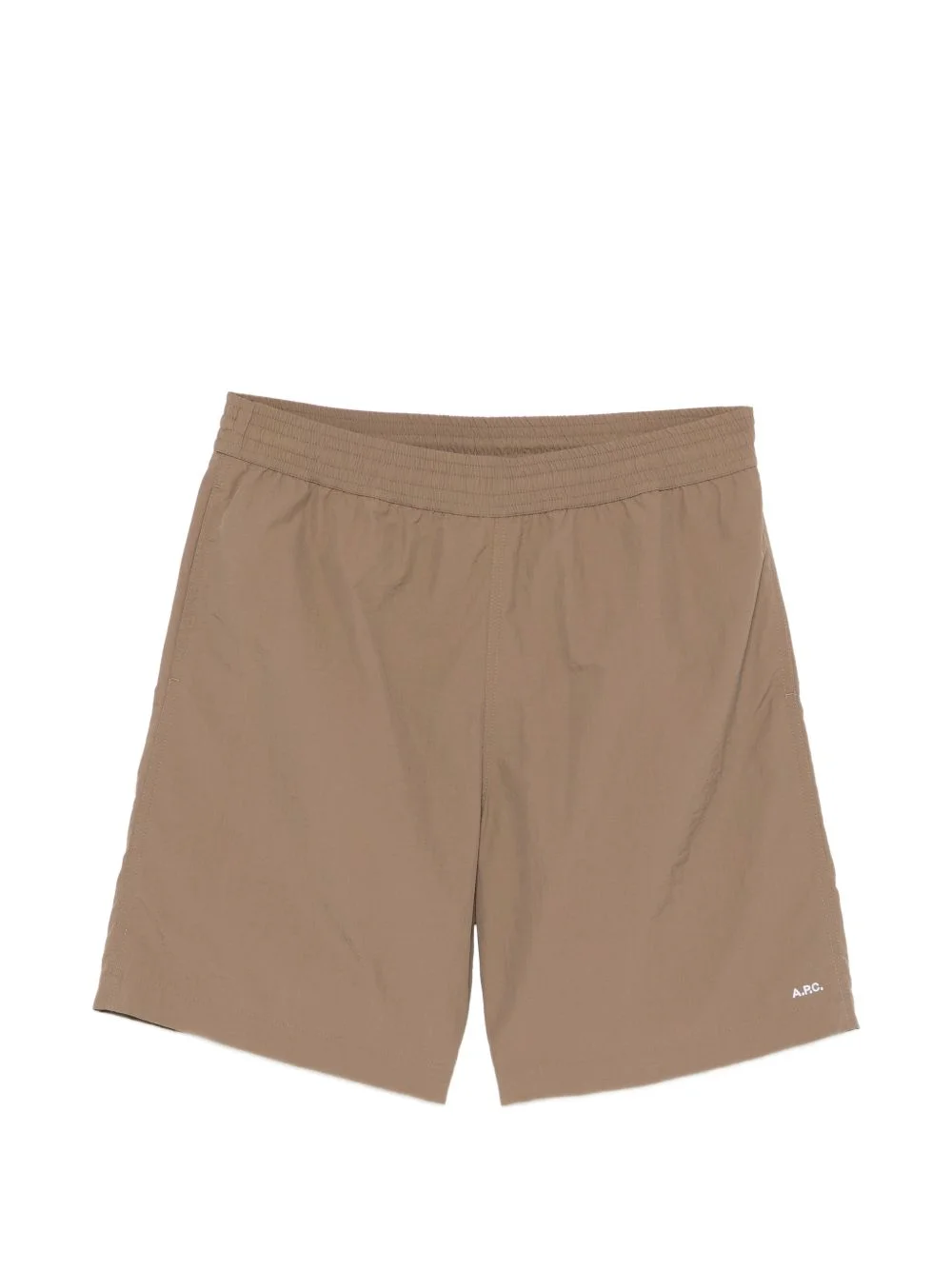 elasticated-waist logo shorts - 1