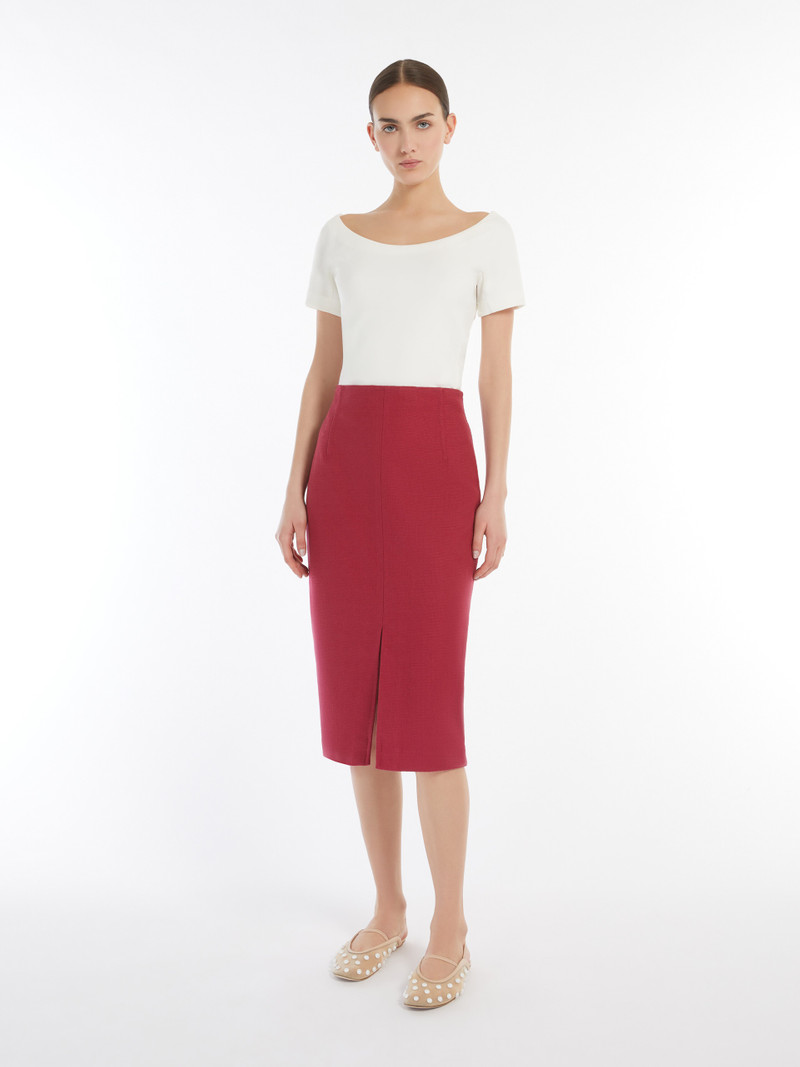 WEEKEND Max Mara VIRTUS Fitted stretch jersey top outlook