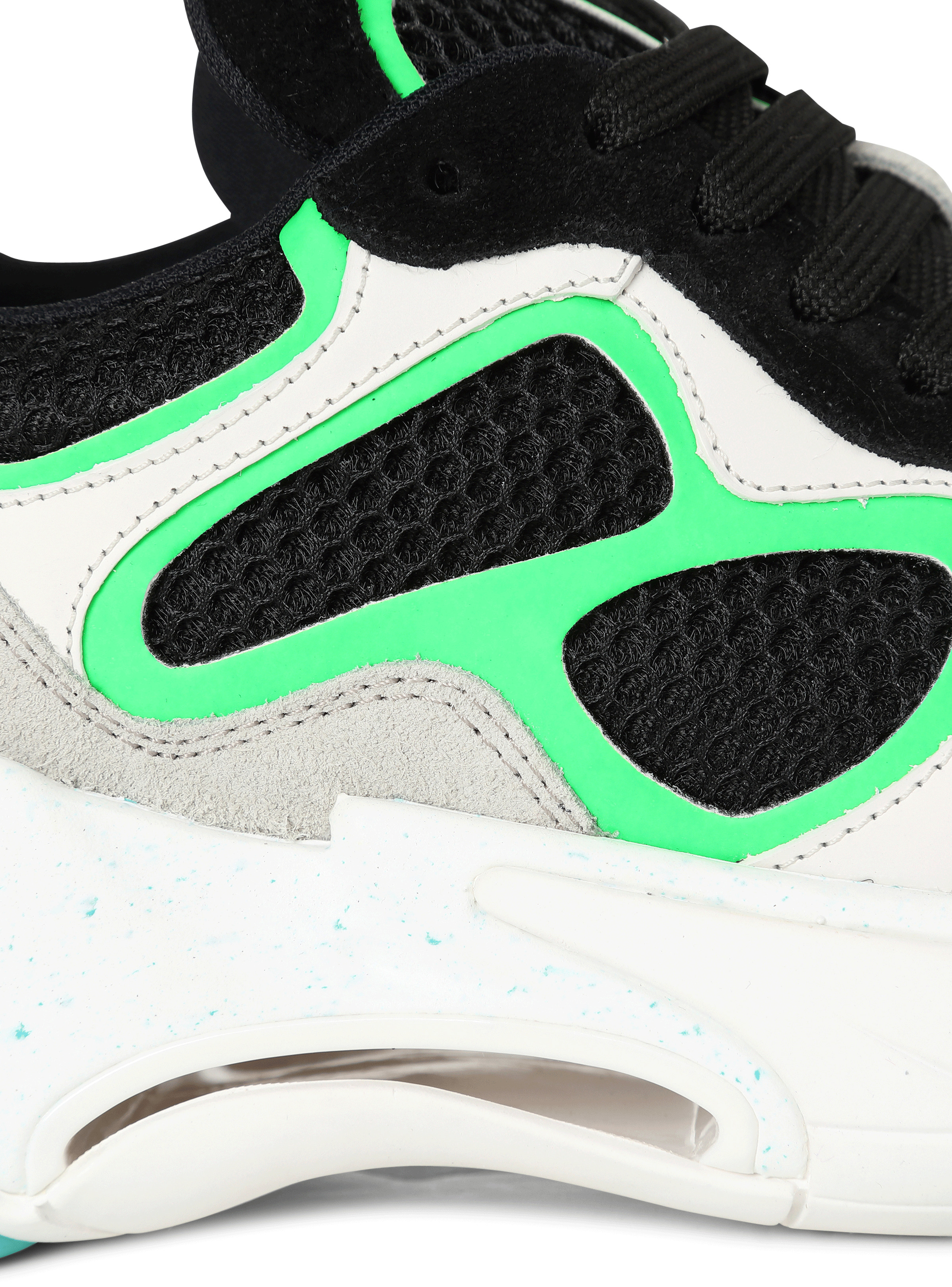 B-East trainer in leather, suede and mesh - 8