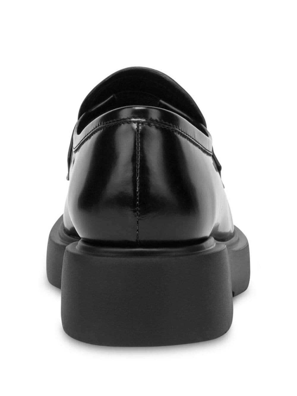 35mm logo-plaque leather loafers - 3