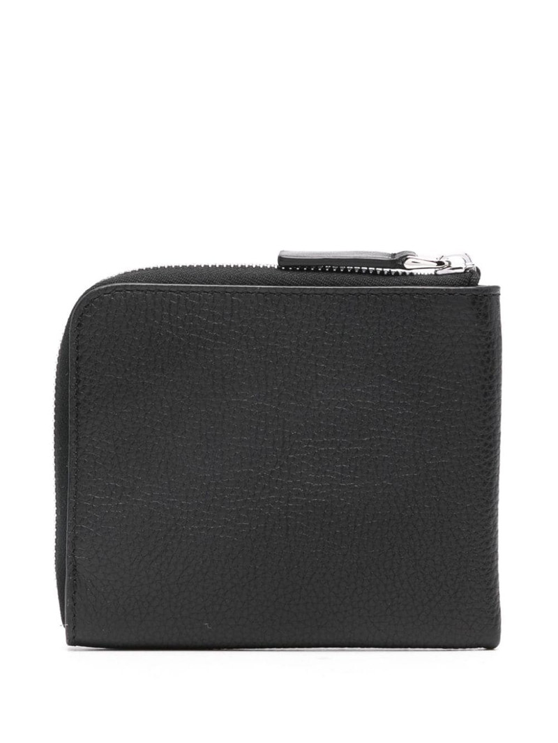 Marni logo-embroidered leather wallet outlook