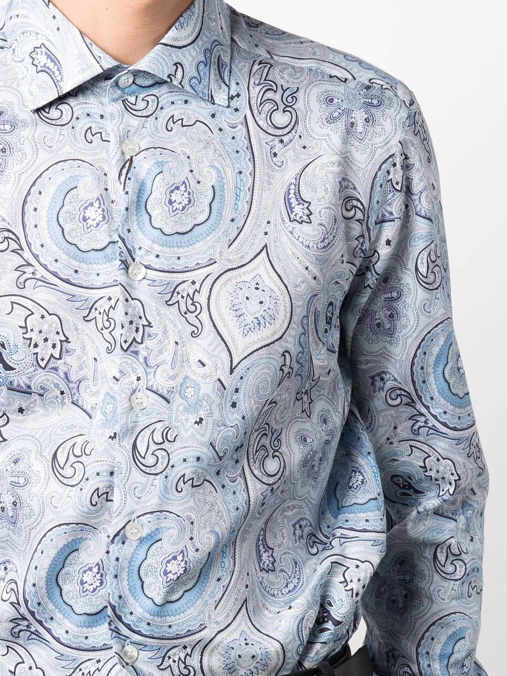 paisley button-down shirt - 5