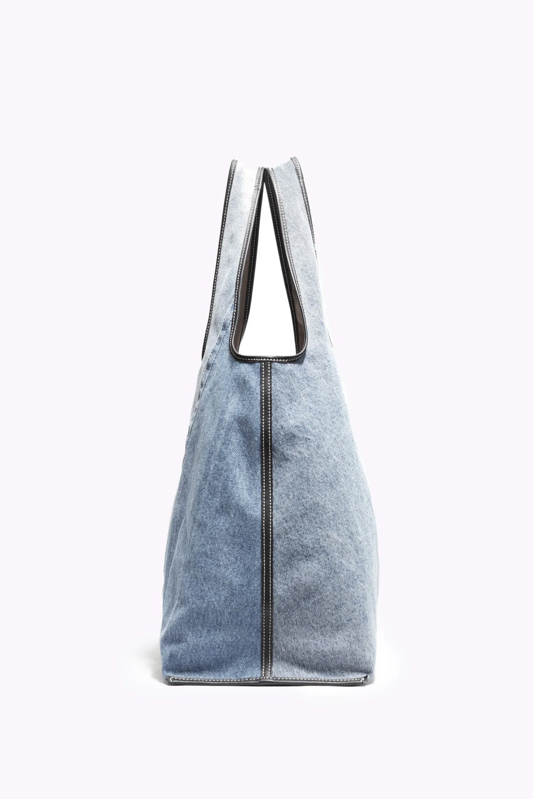 Denim Market Tote With Grommet - 3