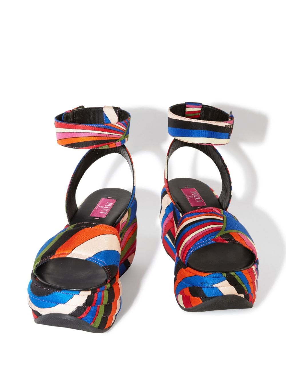 Pucciami Iride-print platform sandals - 3