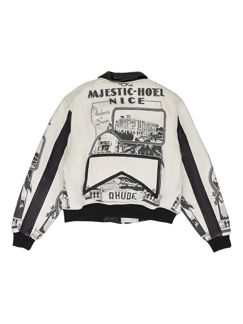 Rhude printed voyage bomber jacket outlook