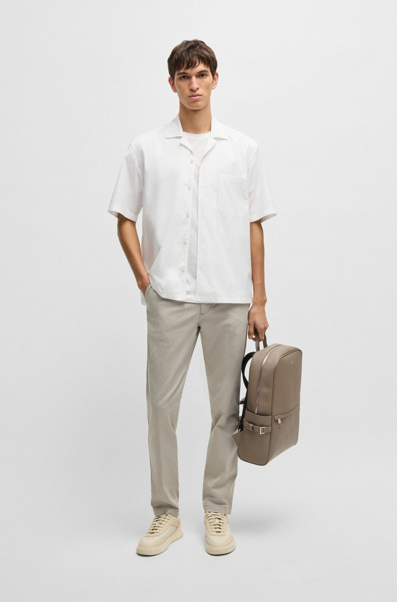 BOSS RELAXED-FIT SHIRT IN ITALIAN-MADE COTTON POPLIN outlook