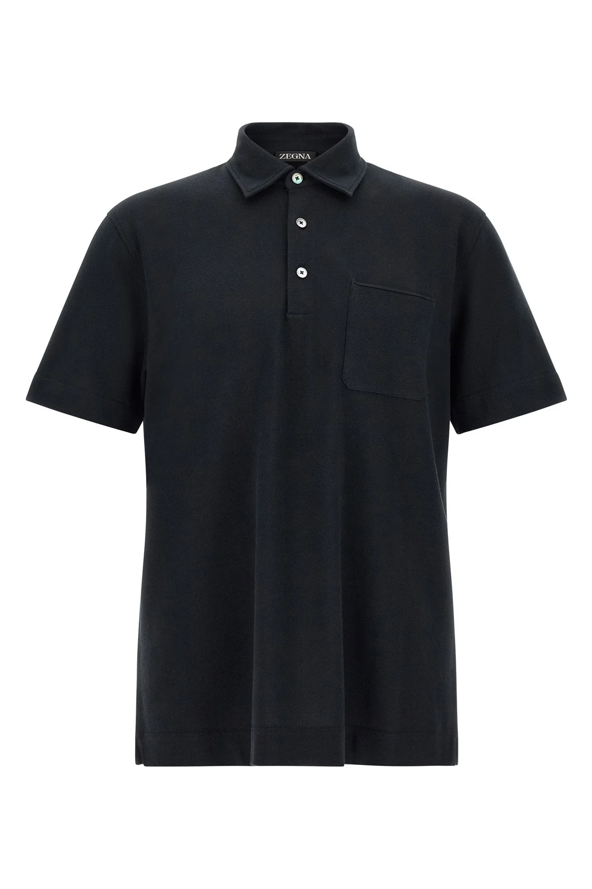 Polo Shirt With Pocket - 1