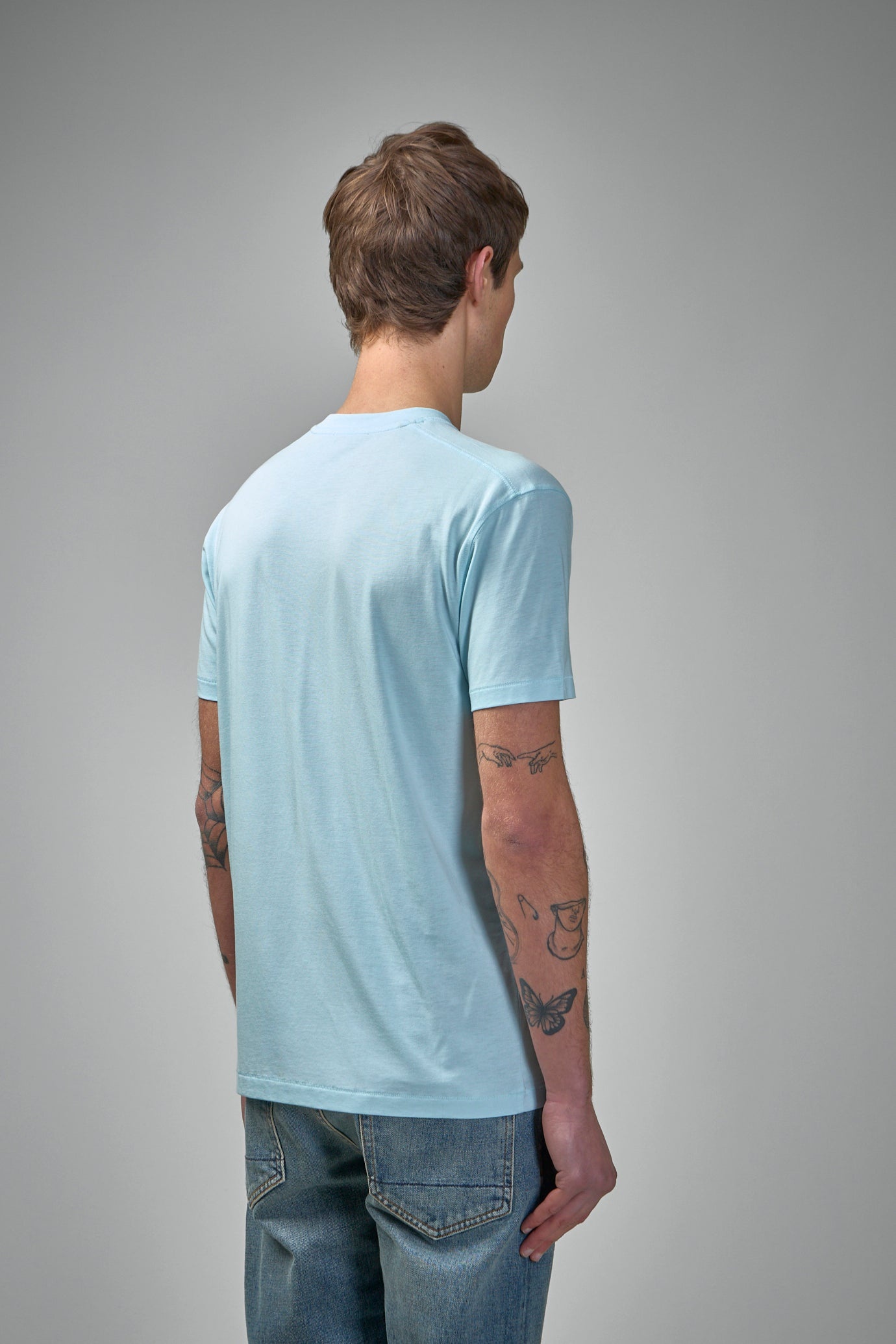 Lyocell Cotton SS Crew Neck - 3
