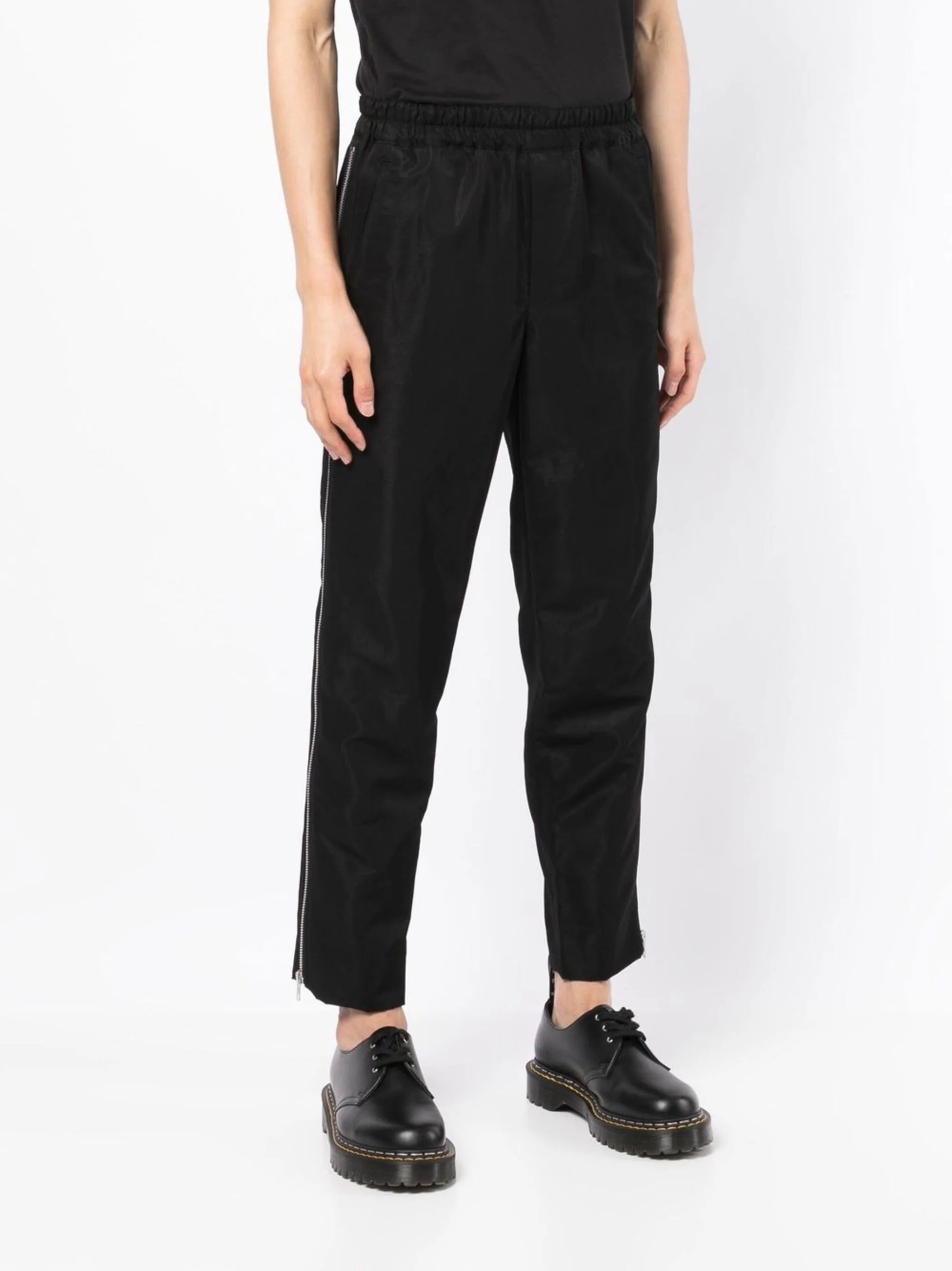 SIDE ZIP-DETAIL TROUSERS - 3